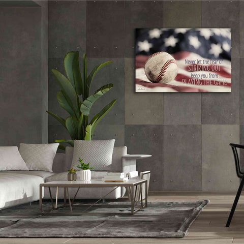 Image of 'Baseball - Playing the Game' by Lori Deiter, Canvas Wall Art,60 x 40