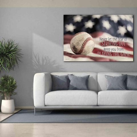 Image of 'Baseball - Playing the Game' by Lori Deiter, Canvas Wall Art,60 x 40