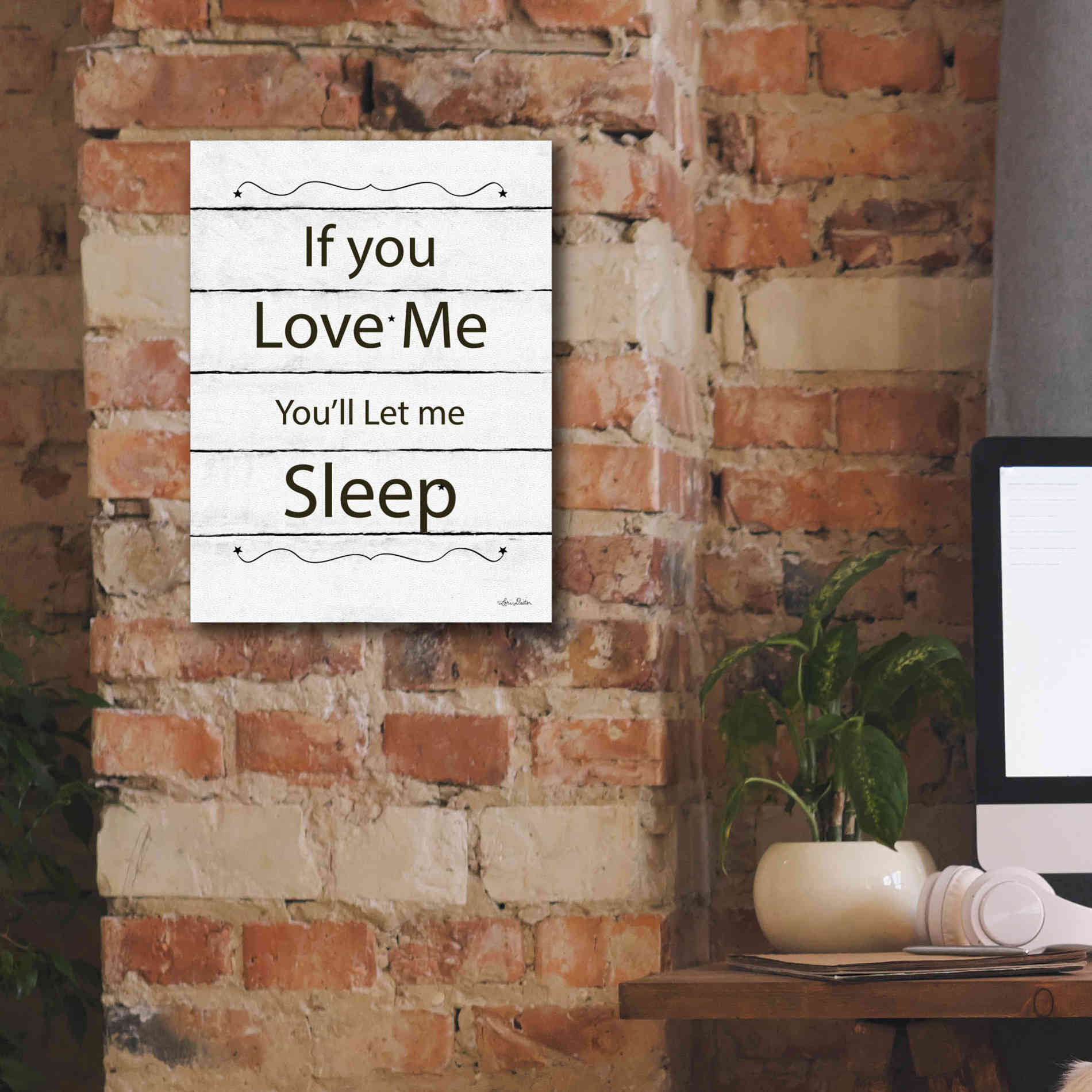 'Let Me Sleep' by Lori Deiter, Canvas Wall Art,12 x 16