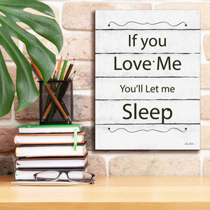 'Let Me Sleep' by Lori Deiter, Canvas Wall Art,12 x 16