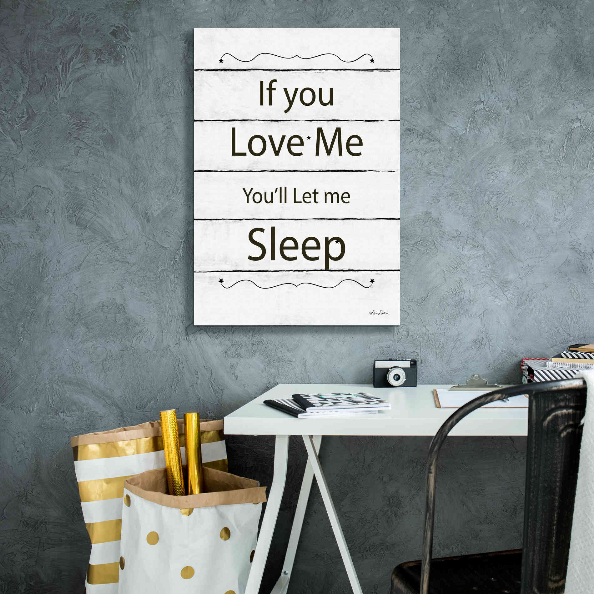 'Let Me Sleep' by Lori Deiter, Canvas Wall Art,18 x 26