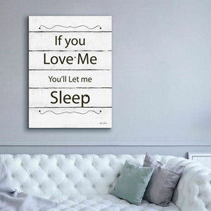 'Let Me Sleep' by Lori Deiter, Canvas Wall Art,40 x 54