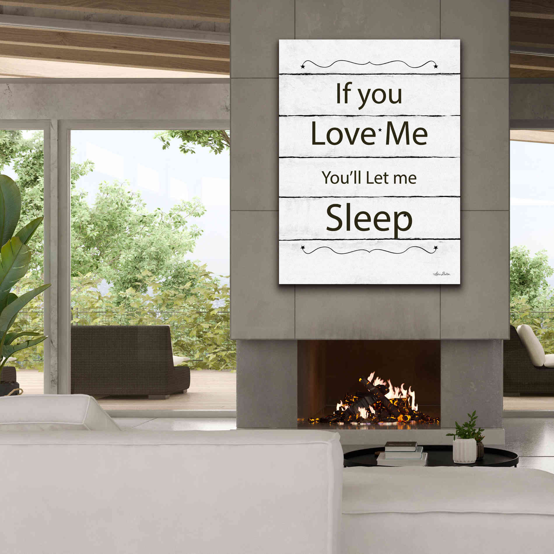 'Let Me Sleep' by Lori Deiter, Canvas Wall Art,40 x 54