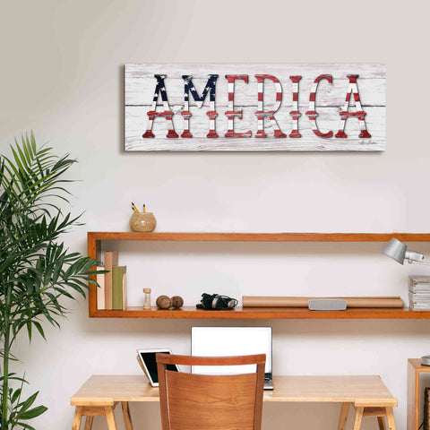 Image of 'America' by Lori Deiter, Canvas Wall Art,36 x 12