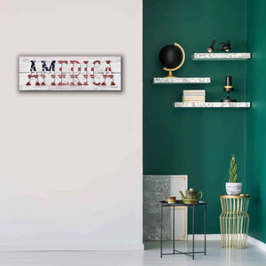 'America' by Lori Deiter, Canvas Wall Art,36 x 12