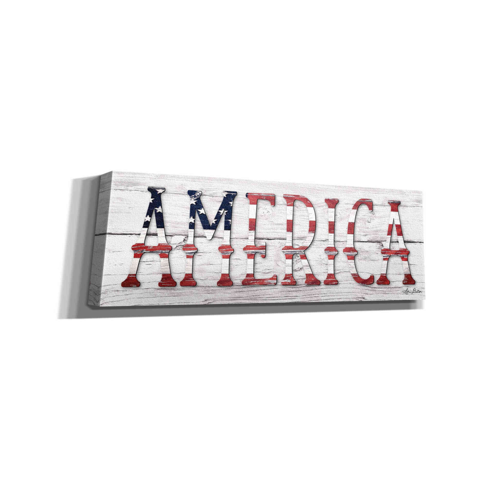 'America' by Lori Deiter, Canvas Wall Art
