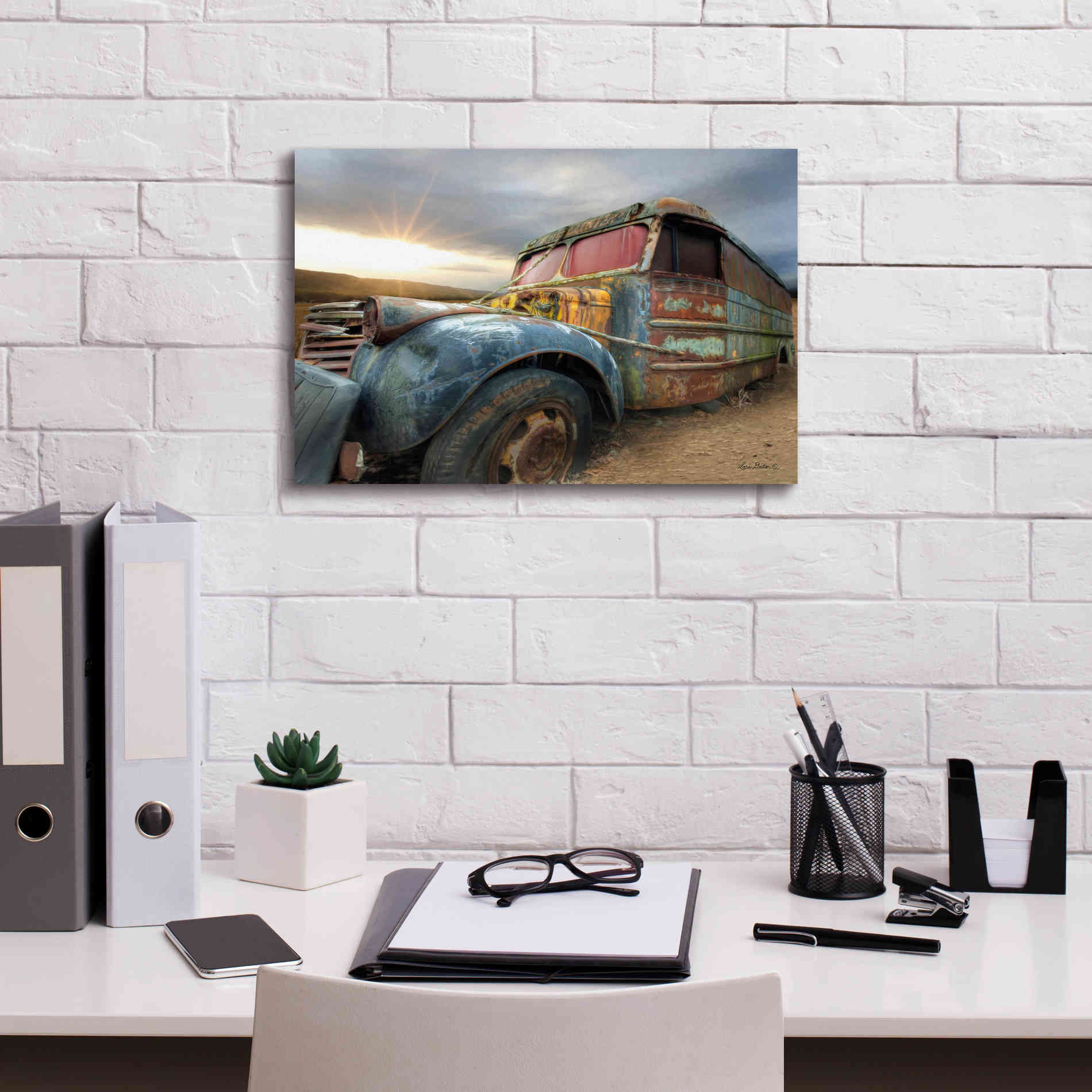 'Catch a Ride' by Lori Deiter, Canvas Wall Art,18 x 12
