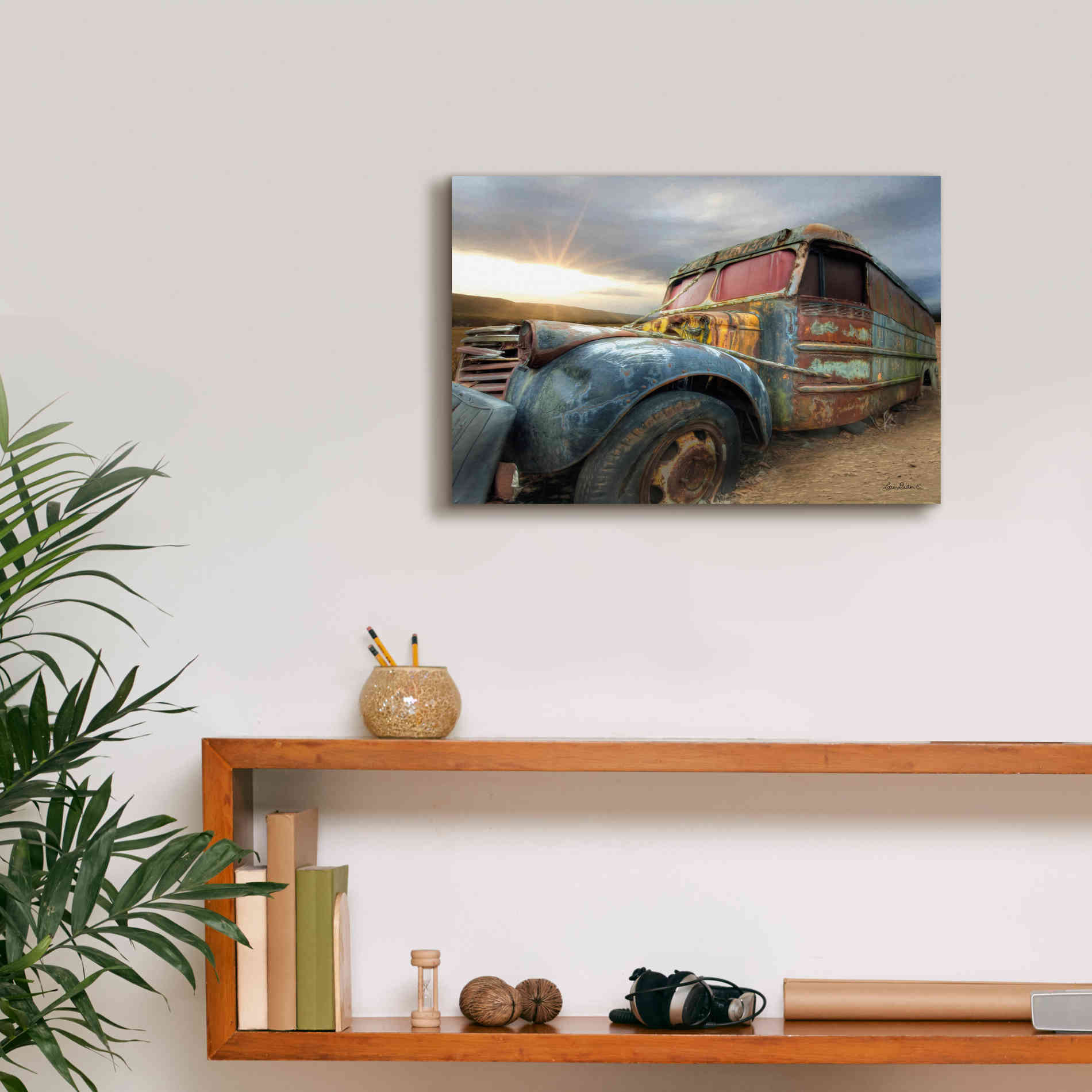 'Catch a Ride' by Lori Deiter, Canvas Wall Art,18 x 12