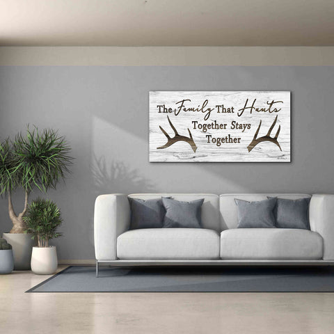 Image of 'Hunting Family' by Lori Deiter, Canvas Wall Art,60 x 30