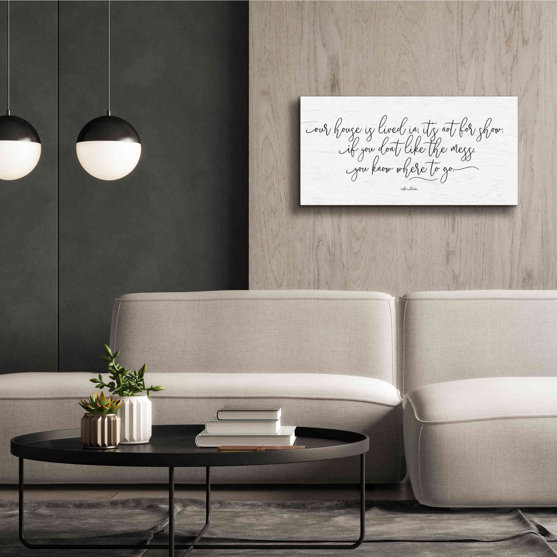 'The Mess' by Lori Deiter, Canvas Wall Art,40 x 20
