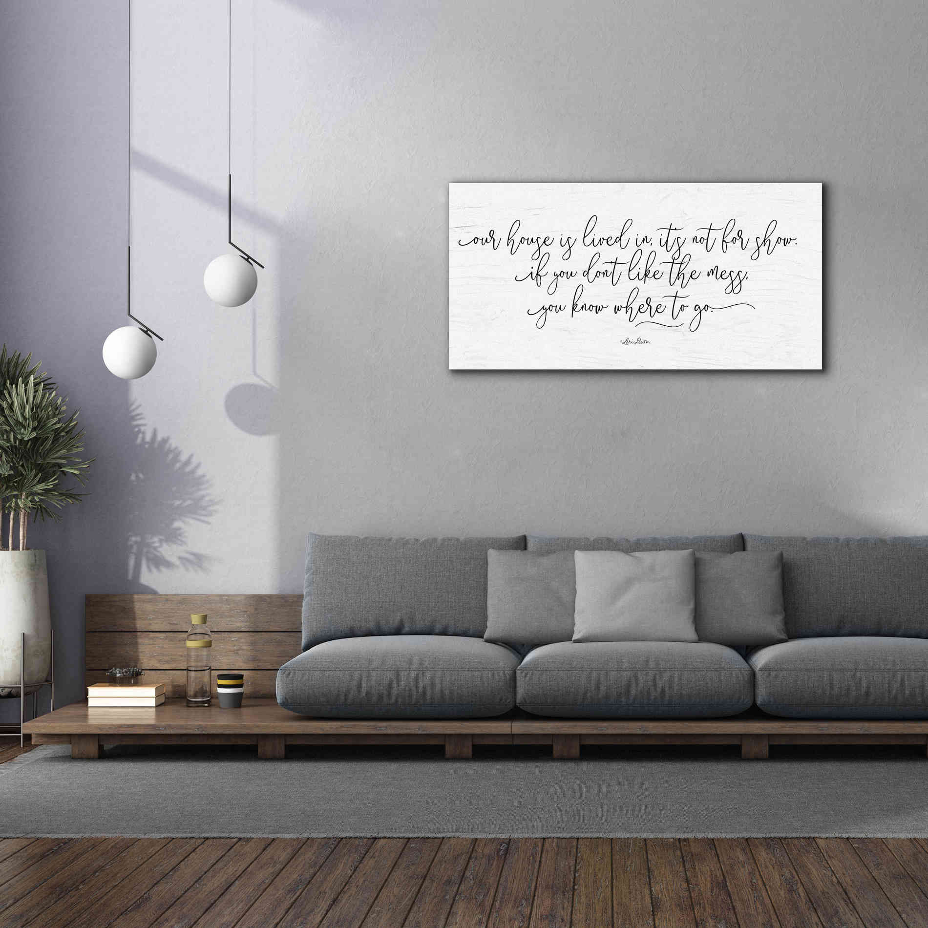 'The Mess' by Lori Deiter, Canvas Wall Art,60 x 30