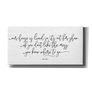 'The Mess' by Lori Deiter, Canvas Wall Art