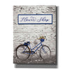 'Flower Shop Bicycle' by Lori Deiter, Canvas Wall Art