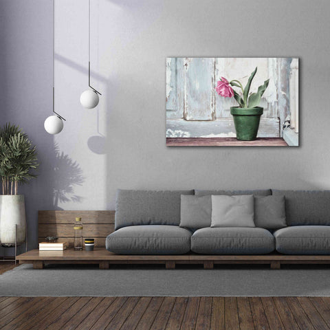 Image of 'Take a Bow Tulip' by Lori Deiter, Canvas Wall Art,60 x 40