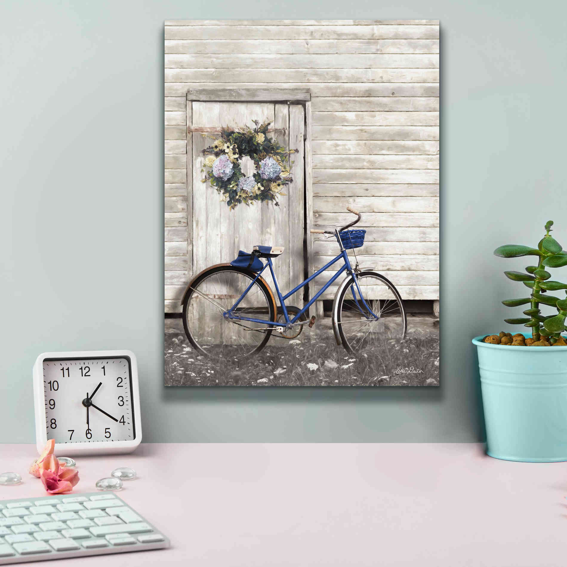 'Life is Like Riding a Bike' by Lori Deiter, Canvas Wall Art,12 x 16