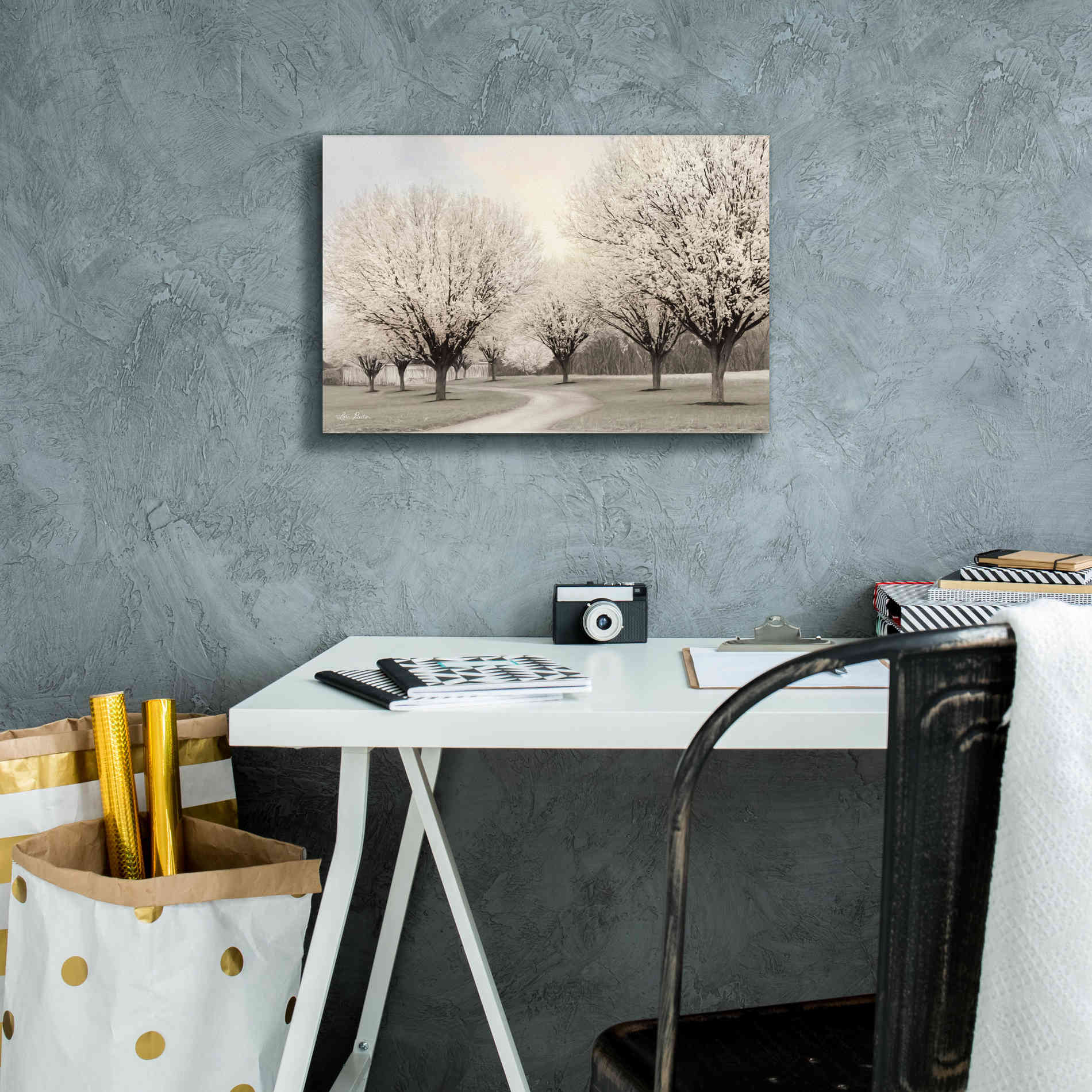 'In Full Bloom' by Lori Deiter, Canvas Wall Art,18 x 12