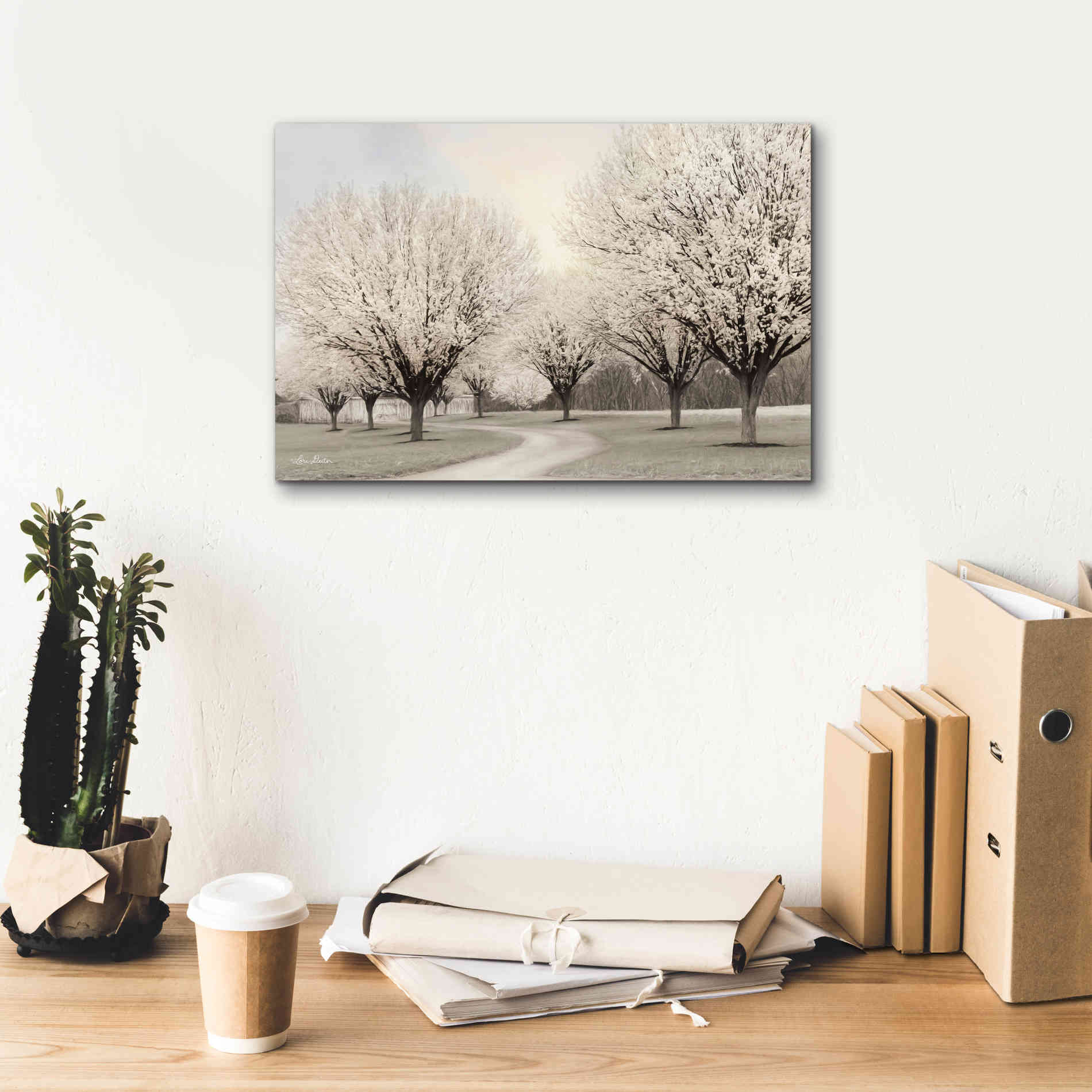 'In Full Bloom' by Lori Deiter, Canvas Wall Art,18 x 12