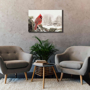 'Winter Perch' by Lori Deiter, Canvas Wall Art,40 x 26