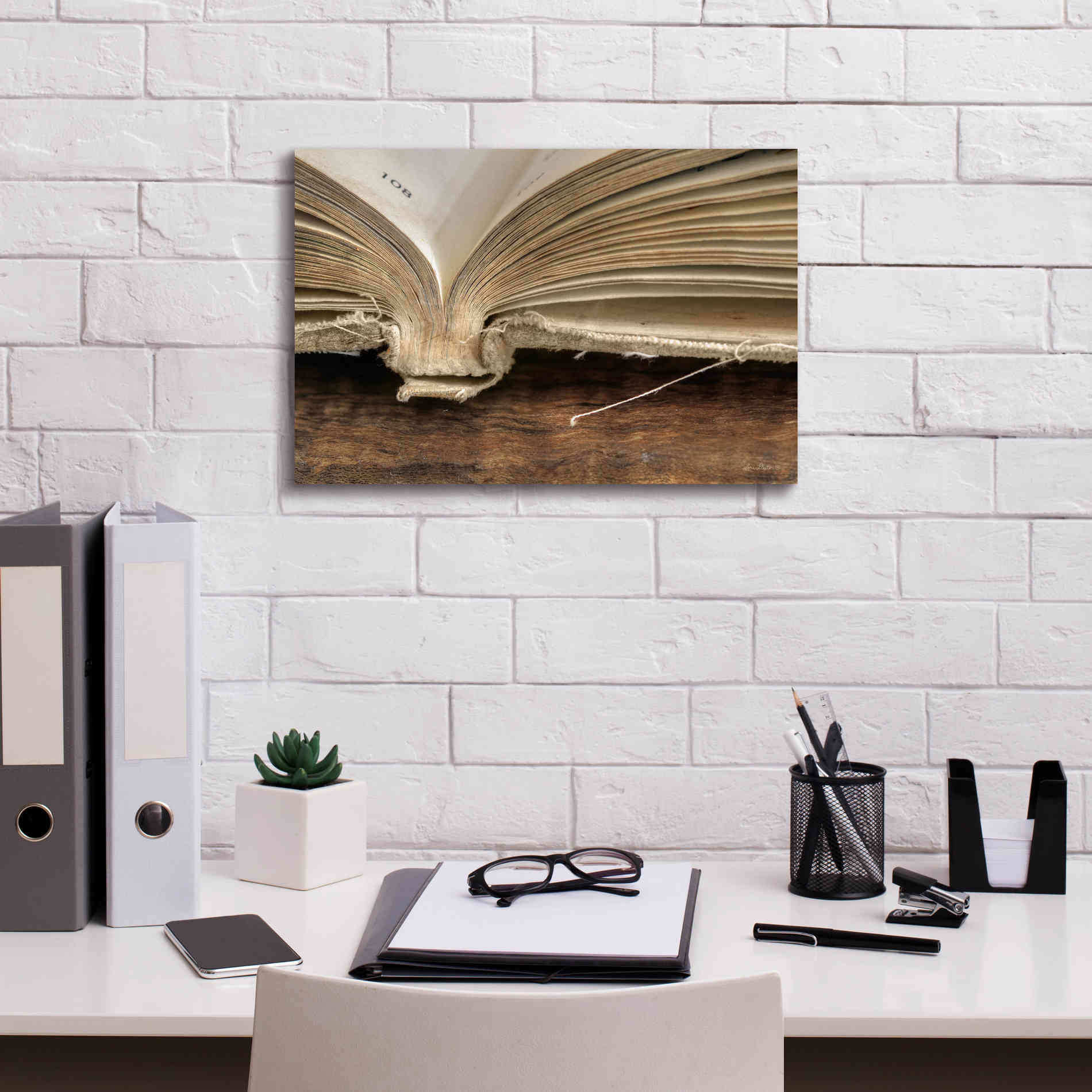 'Page 108' by Lori Deiter, Canvas Wall Art,18 x 12
