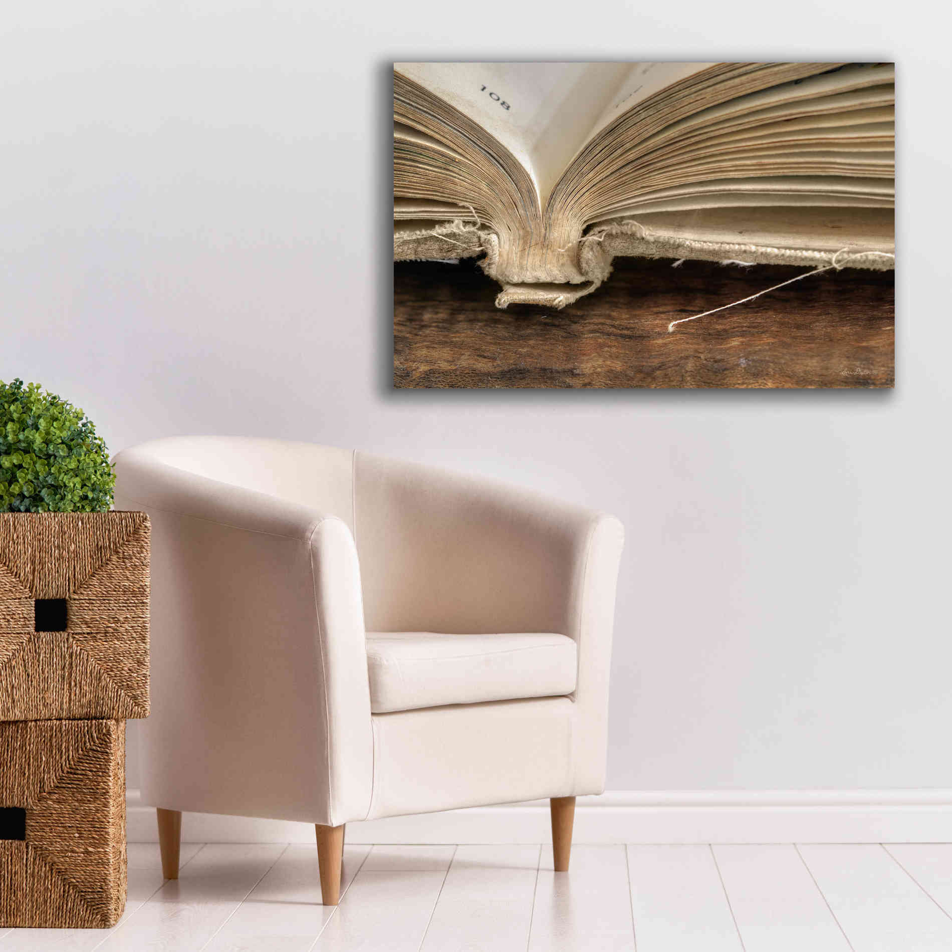 'Page 108' by Lori Deiter, Canvas Wall Art,40 x 26