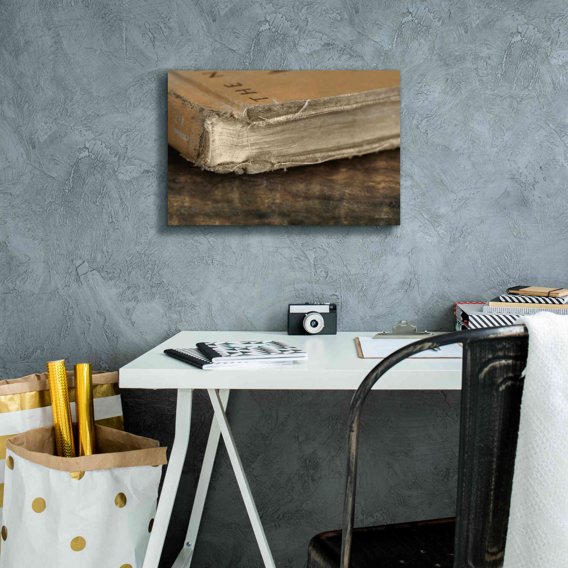'Well Read' by Lori Deiter, Canvas Wall Art,18 x 12