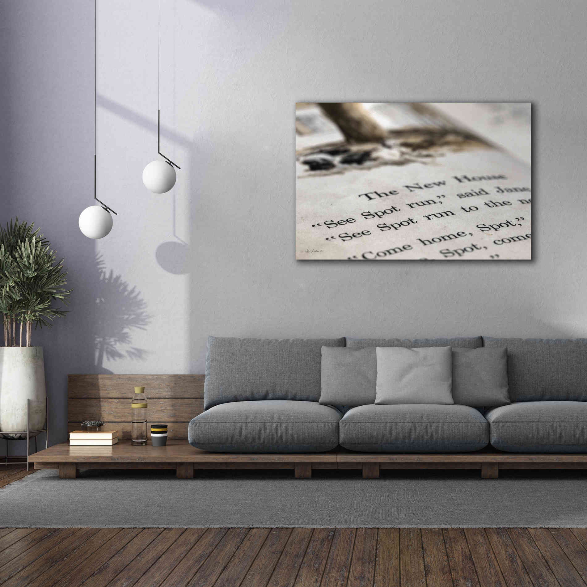 'See Spot Run' by Lori Deiter, Canvas Wall Art,60 x 40