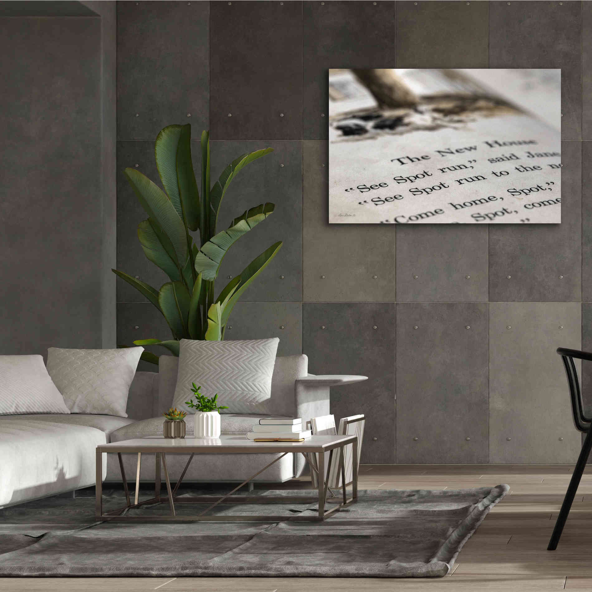 'See Spot Run' by Lori Deiter, Canvas Wall Art,60 x 40