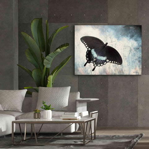 Image of 'Teal Butterfly I' by Lori Deiter, Canvas Wall Art,54 x 40