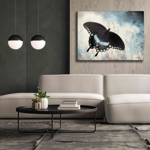 Image of 'Teal Butterfly I' by Lori Deiter, Canvas Wall Art,54 x 40