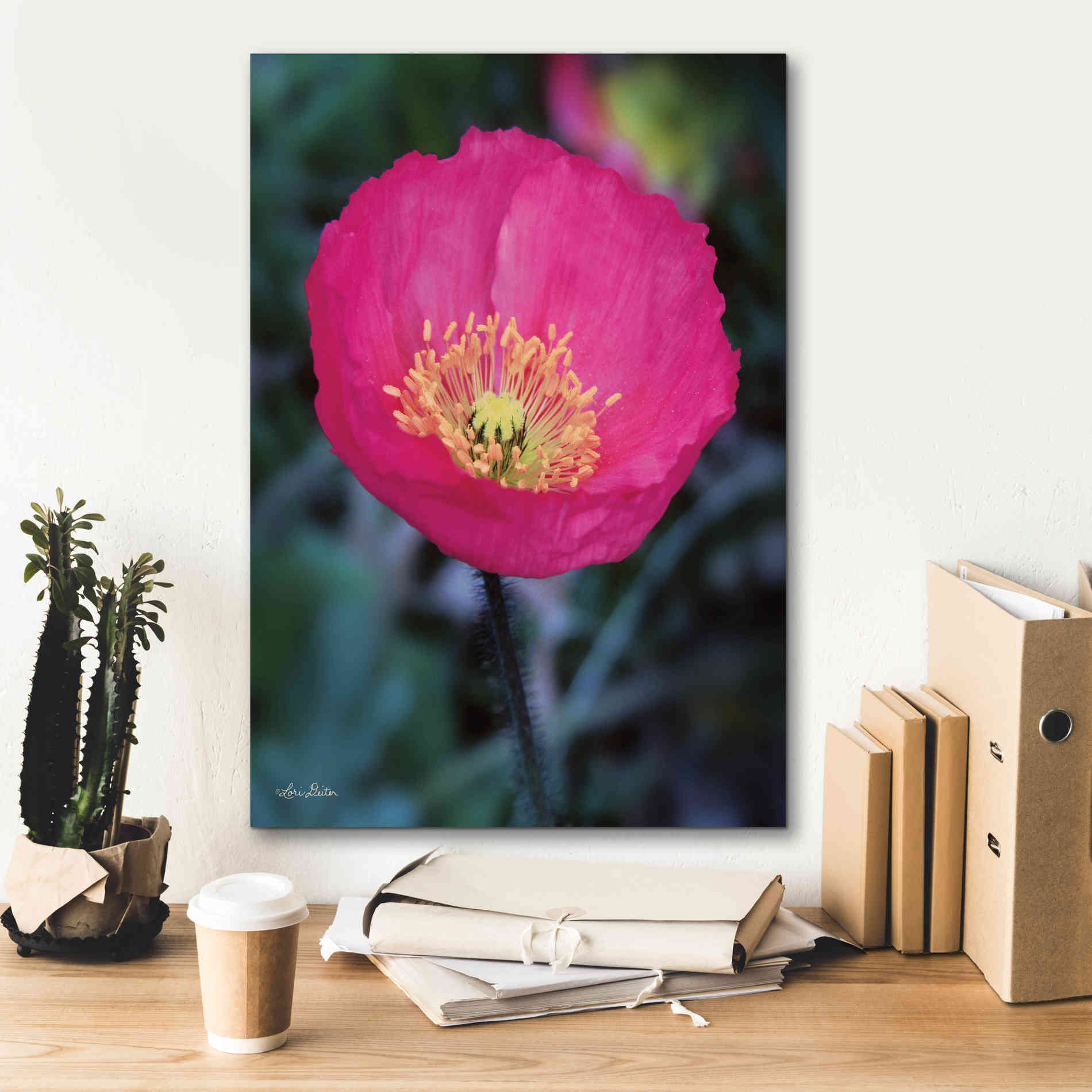 'Floral Pop I' by Lori Deiter, Canvas Wall Art,18 x 26