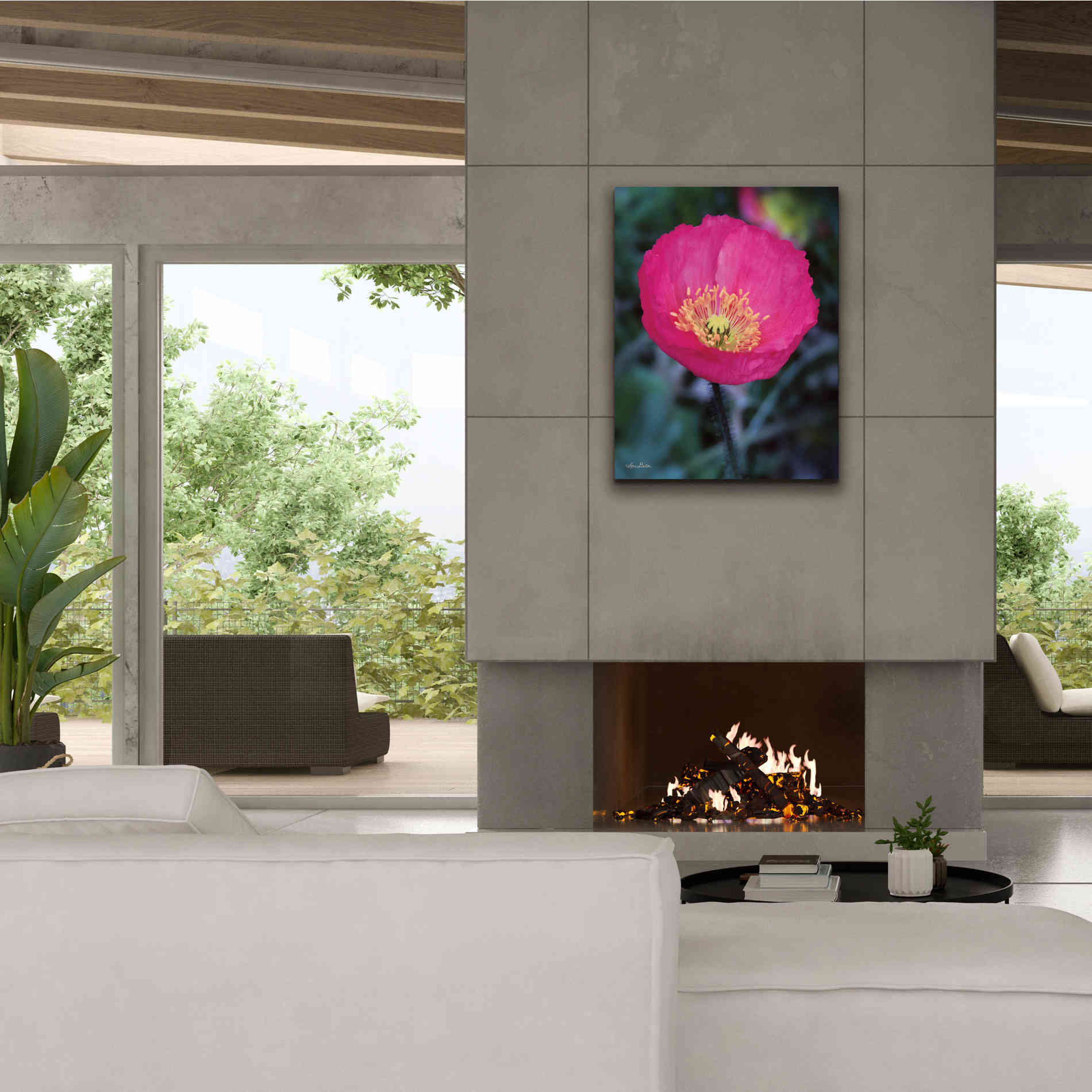'Floral Pop I' by Lori Deiter, Canvas Wall Art,26 x 34