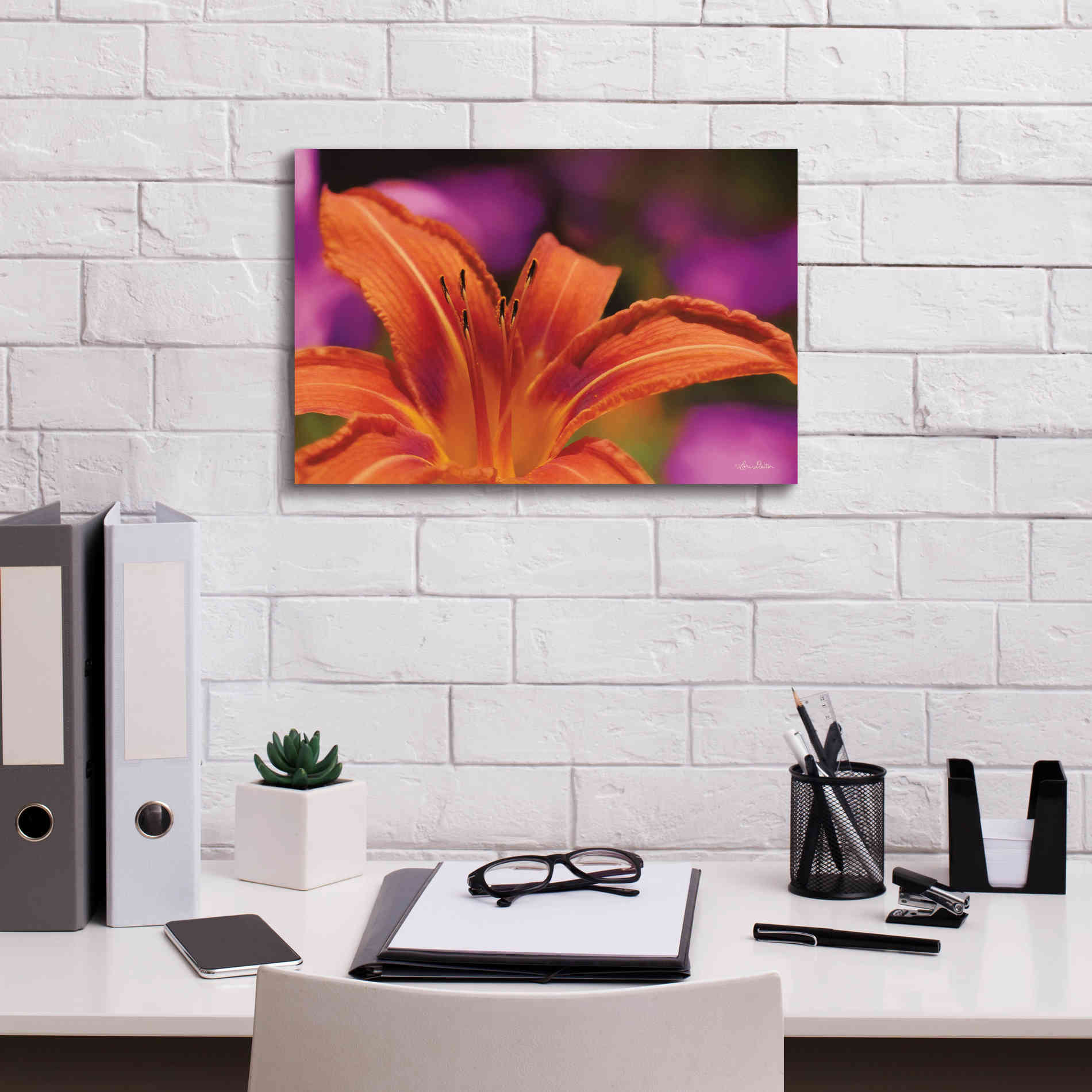 'Floral Pop V' by Lori Deiter, Canvas Wall Art,18 x 12