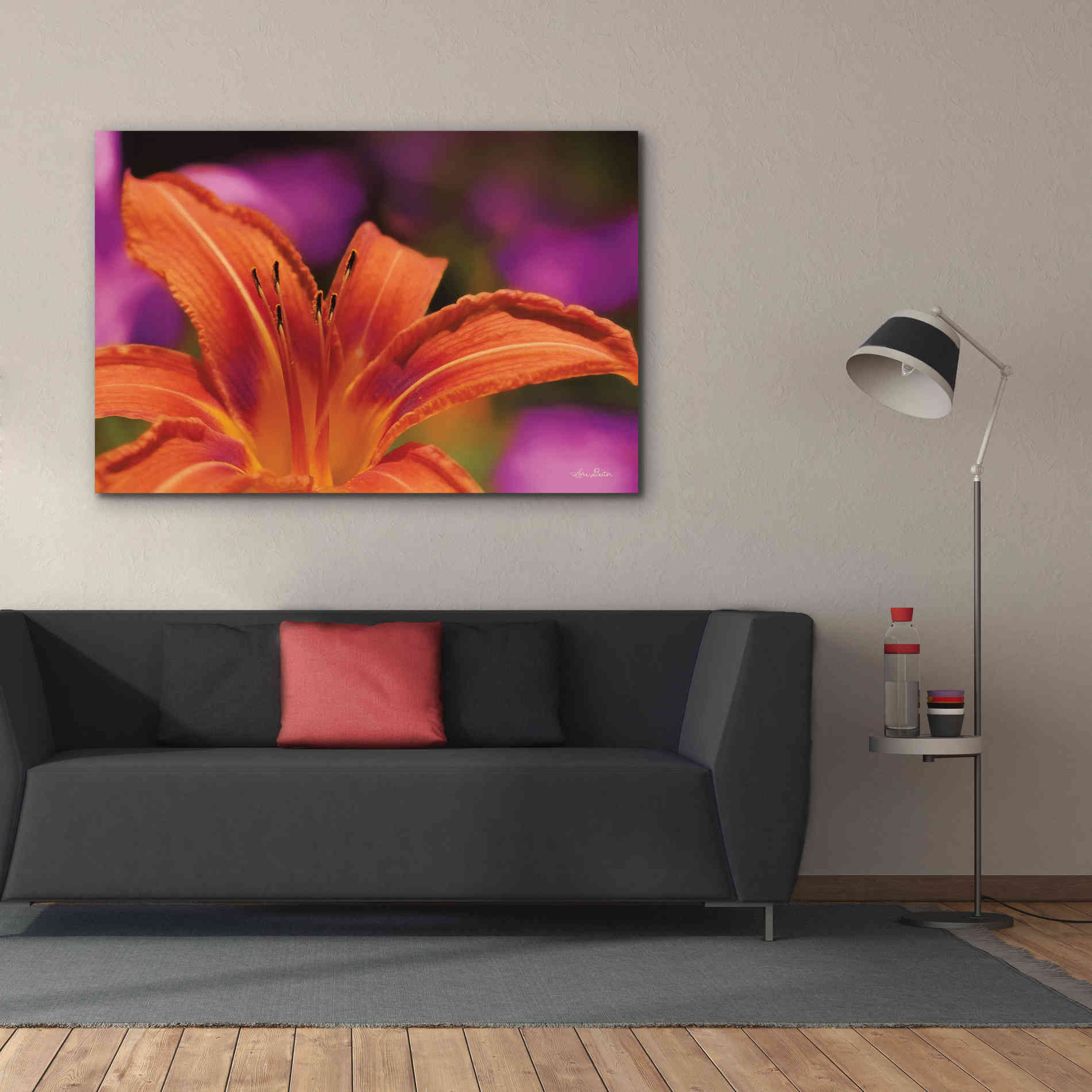'Floral Pop V' by Lori Deiter, Canvas Wall Art,60 x 40