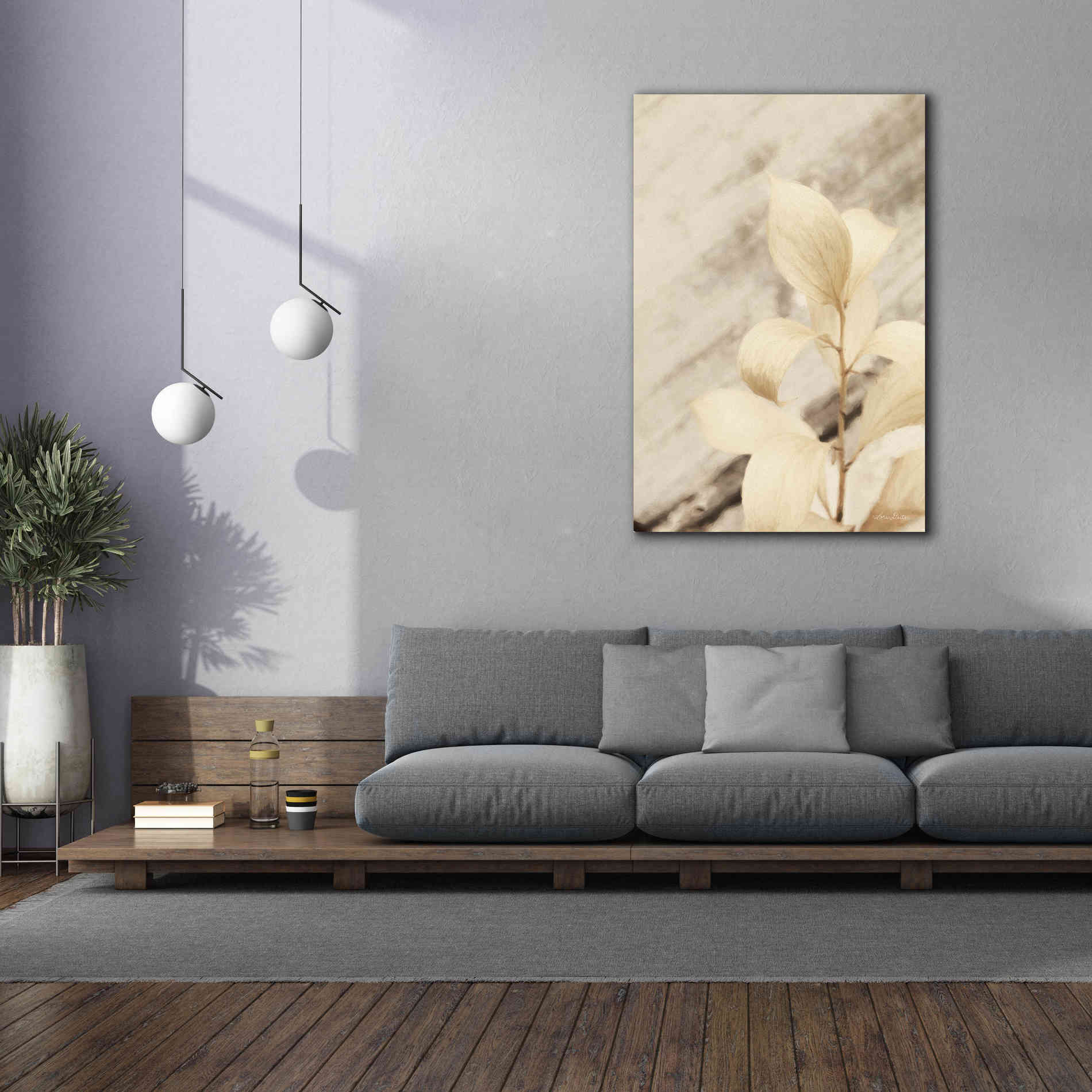 'Golden Leaves' by Lori Deiter, Canvas Wall Art,40 x 60