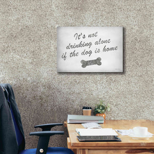 'Drinking Alone' by Lori Deiter, Canvas Wall Art,26 x 18