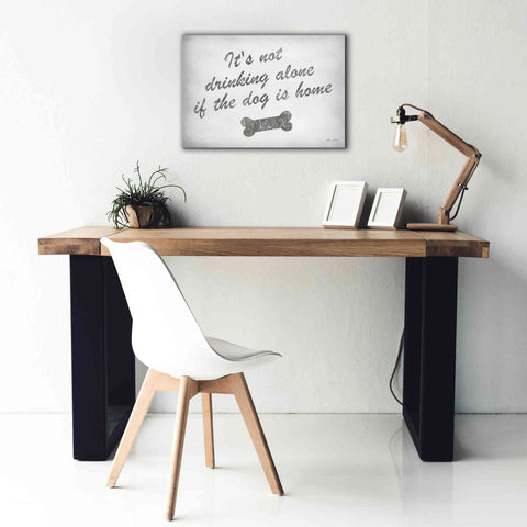 Image of 'Drinking Alone' by Lori Deiter, Canvas Wall Art,26 x 18