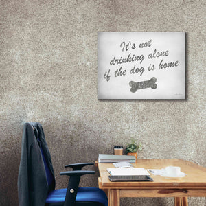 'Drinking Alone' by Lori Deiter, Canvas Wall Art,34 x 26