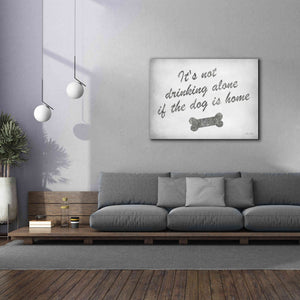'Drinking Alone' by Lori Deiter, Canvas Wall Art,54 x 40