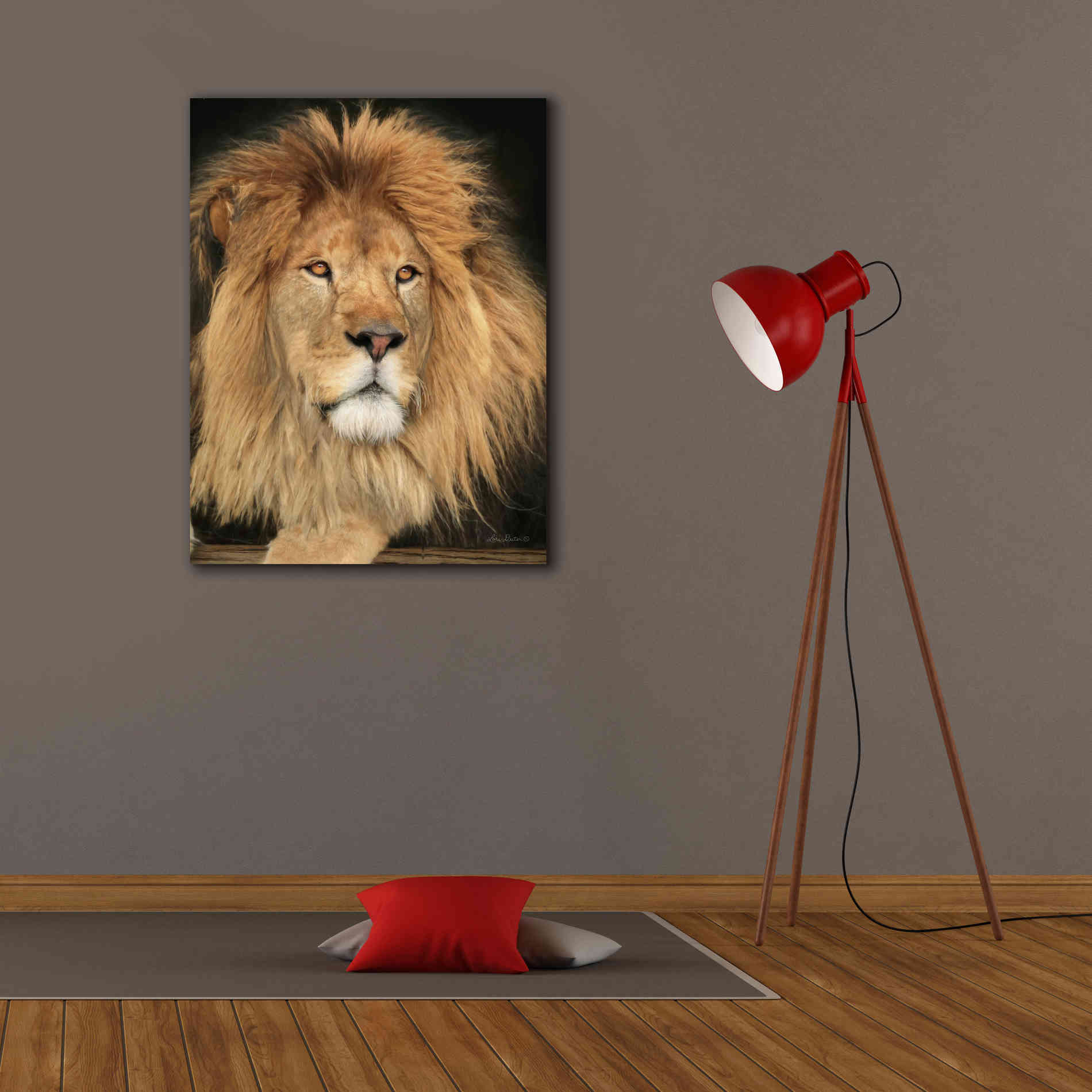 'King of the Jungle' by Lori Deiter, Canvas Wall Art,26 x 34