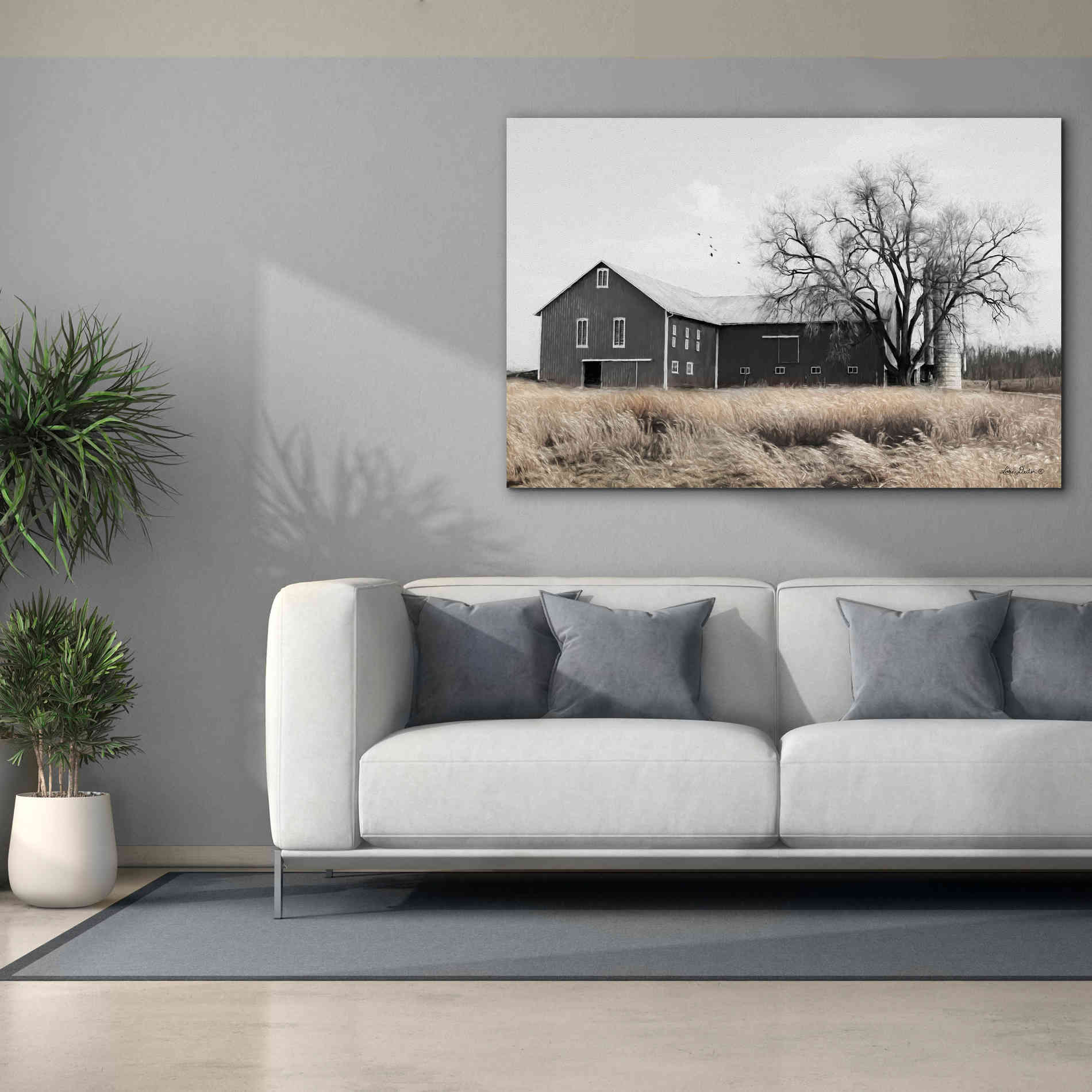 'Ohio Fields II' by Lori Deiter, Canvas Wall Art,60 x 40