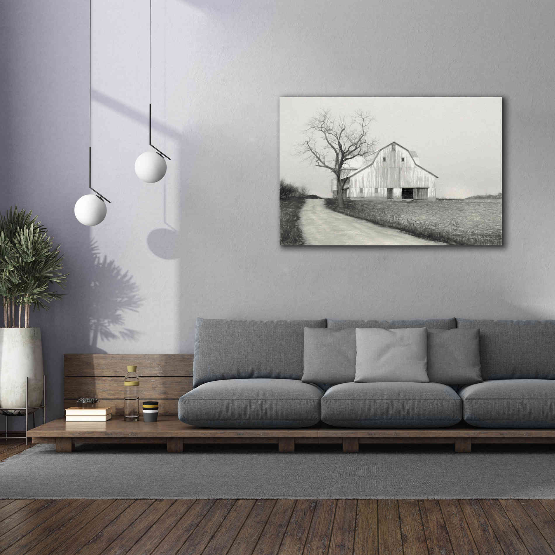 'Ohio Fields III' by Lori Deiter, Canvas Wall Art,60 x 40