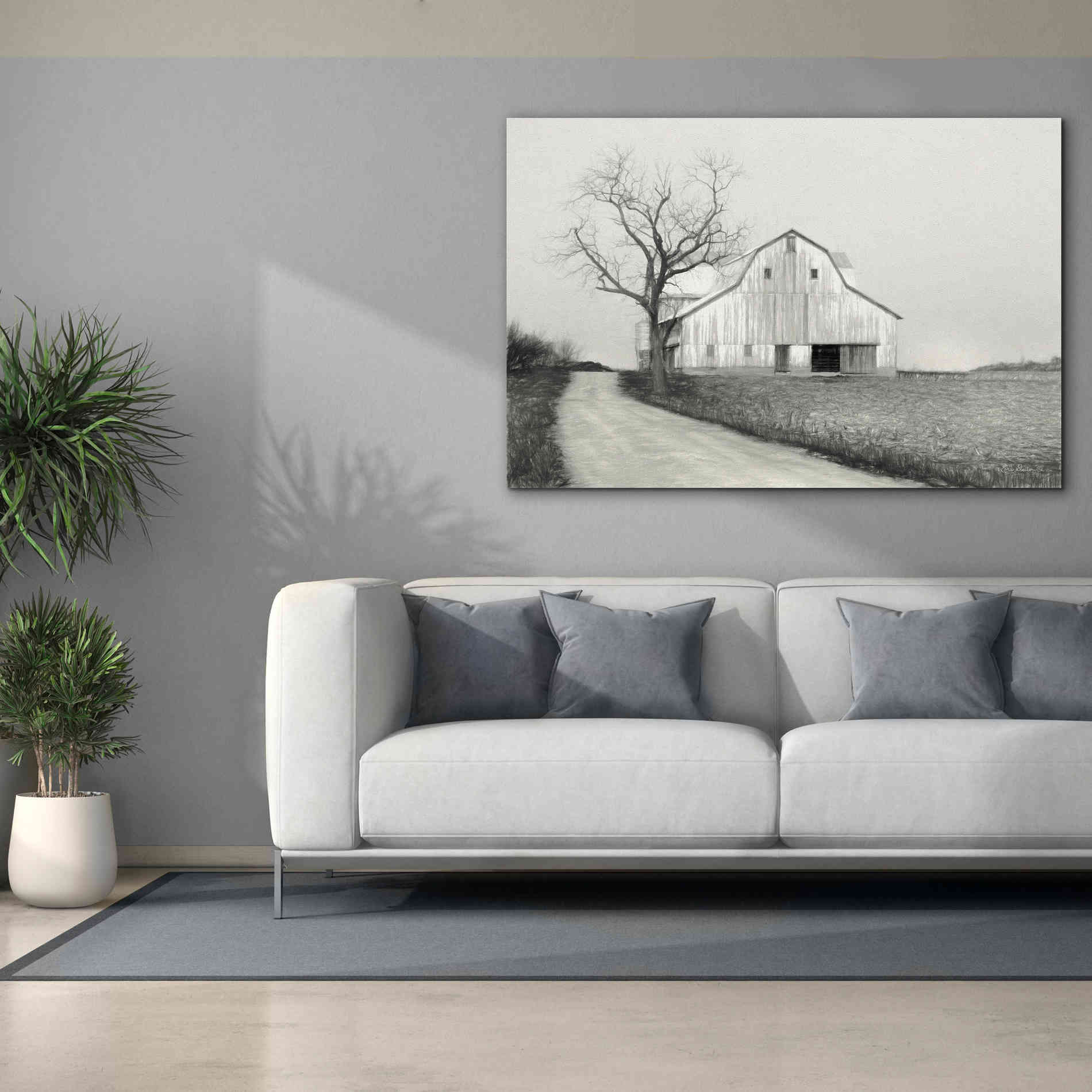 'Ohio Fields III' by Lori Deiter, Canvas Wall Art,60 x 40