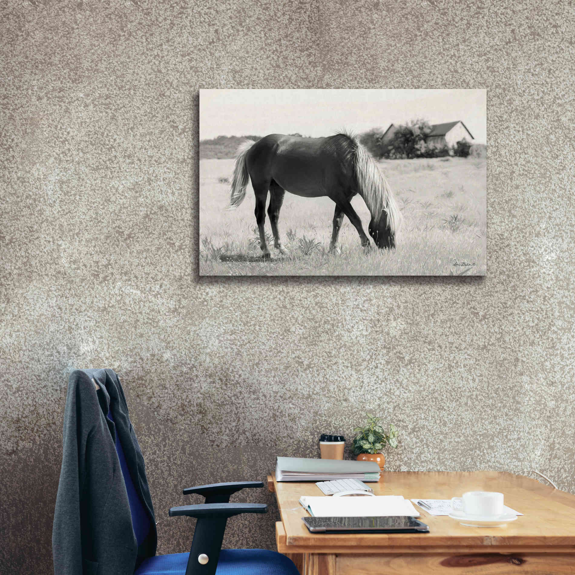 'Summer Grazing' by Lori Deiter, Canvas Wall Art,40 x 26