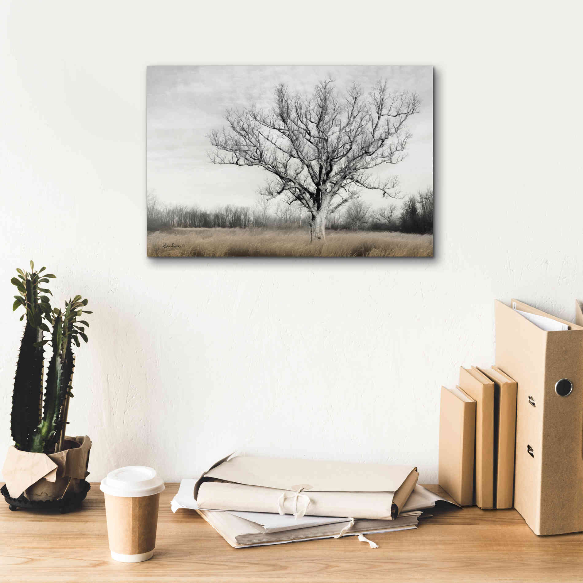 'Earth & Sky' by Lori Deiter, Canvas Wall Art,18 x 12