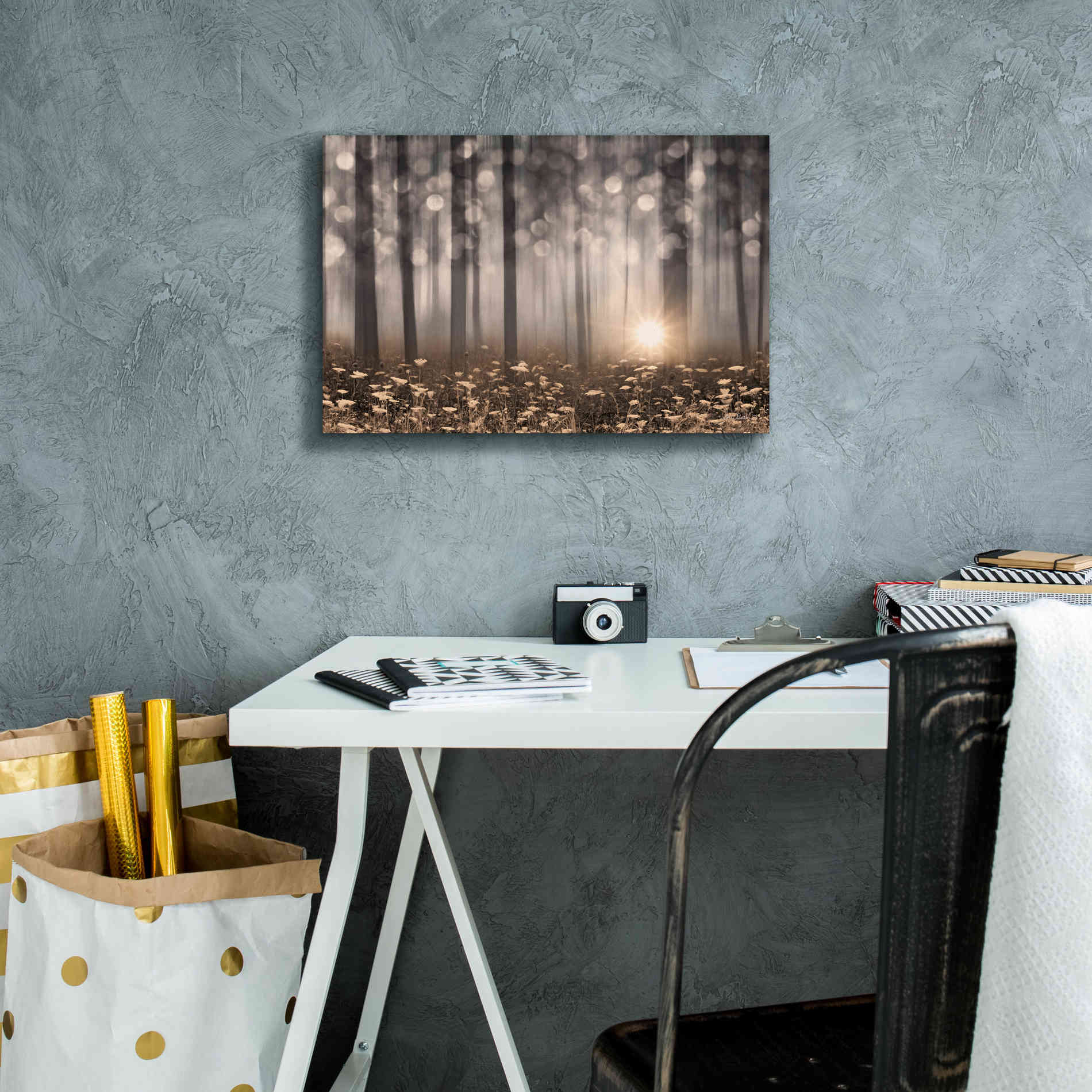 'Enchanted Morning' by Lori Deiter, Canvas Wall Art,18 x 12
