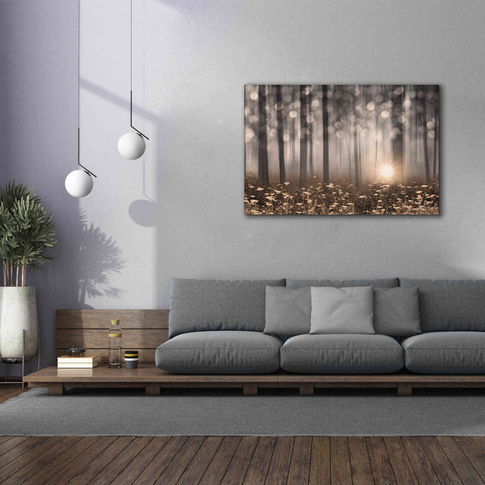 'Enchanted Morning' by Lori Deiter, Canvas Wall Art,60 x 40