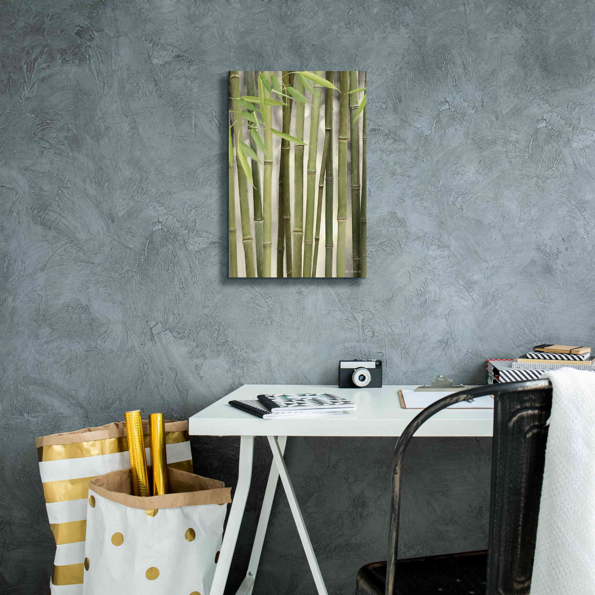 'Backlit Bamboo II' by Lori Deiter, Canvas Wall Art,12 x 18