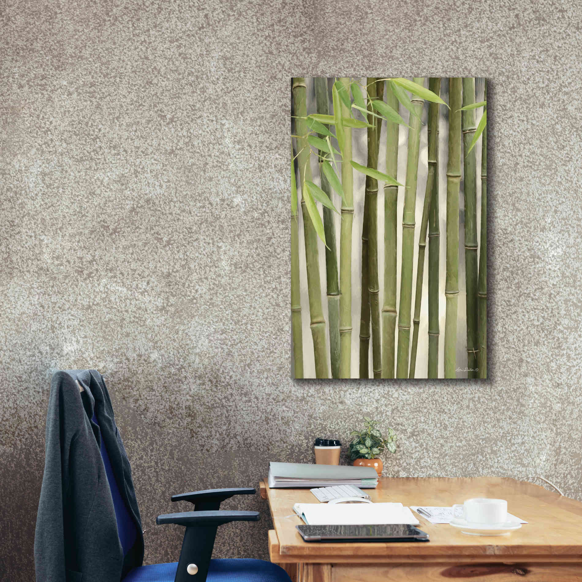 'Backlit Bamboo II' by Lori Deiter, Canvas Wall Art,26 x 40