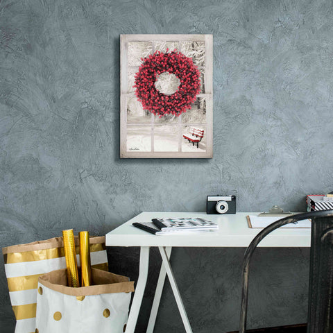 Image of 'Beaded Wreath View I' by Lori Deiter, Canvas Wall Art,12 x 16