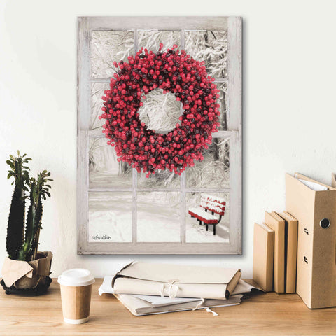 Image of 'Beaded Wreath View I' by Lori Deiter, Canvas Wall Art,18 x 26